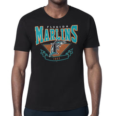 Black Florida Marlins Starter ‘80s Inspired T-Shirt