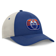 NHL Edmonton Oilers Fanatics 2025 Stanley Cup Playoffs Locker Room Trucker Adjustable Hat