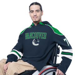 NHL Vancouver Canucks G-III Sports by Carl Banks Adaptive Wear Lord Stanley Hooded Long Sleeve Sweatshirt