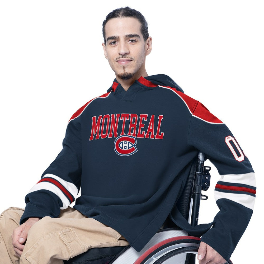 NHL Montreal Canadiens G-III Sports by Carl Banks Adaptive Wear Lord Stanley Hooded Long Sleeve Sweatshirt