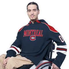 NHL Montreal Canadiens G-III Sports by Carl Banks Adaptive Wear Lord Stanley Hooded Long Sleeve Sweatshirt