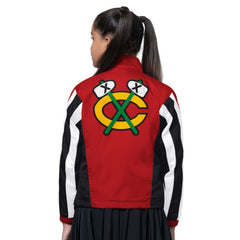 NHL Chicago Blackhawks Starter Girls Key Player Half Zip Jacket