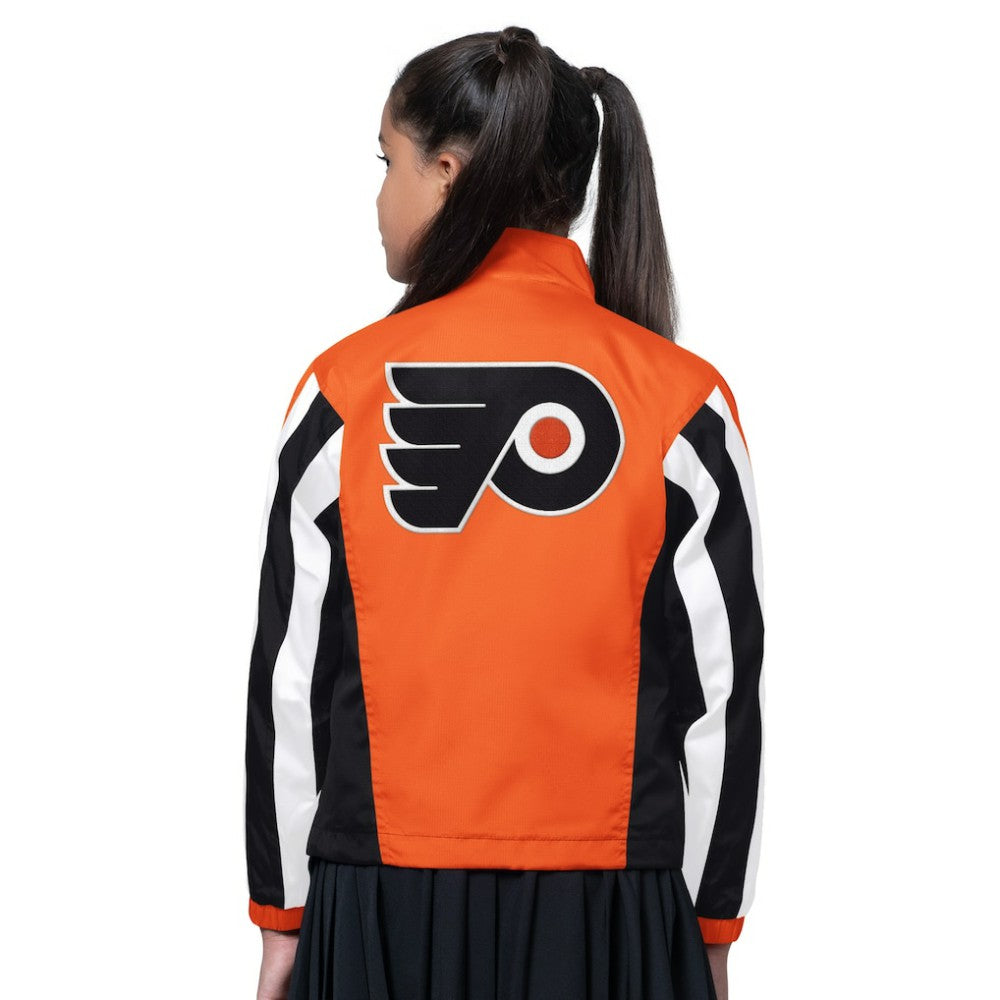NHL Philadelphia Flyers Starter Girls Key Player Half Zip Jacket