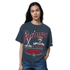 NHL Florida Panthers Starter Women's Oversized Hall of Fame T-Shirt