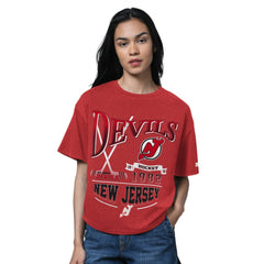 NHL New Jersey Devils Starter Women's Oversized Hall of Fame T-Shirt