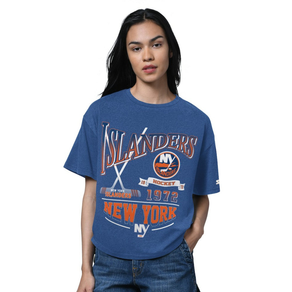 NHL New York Islanders Starter Women's Oversized Hall of Fame T-Shirt
