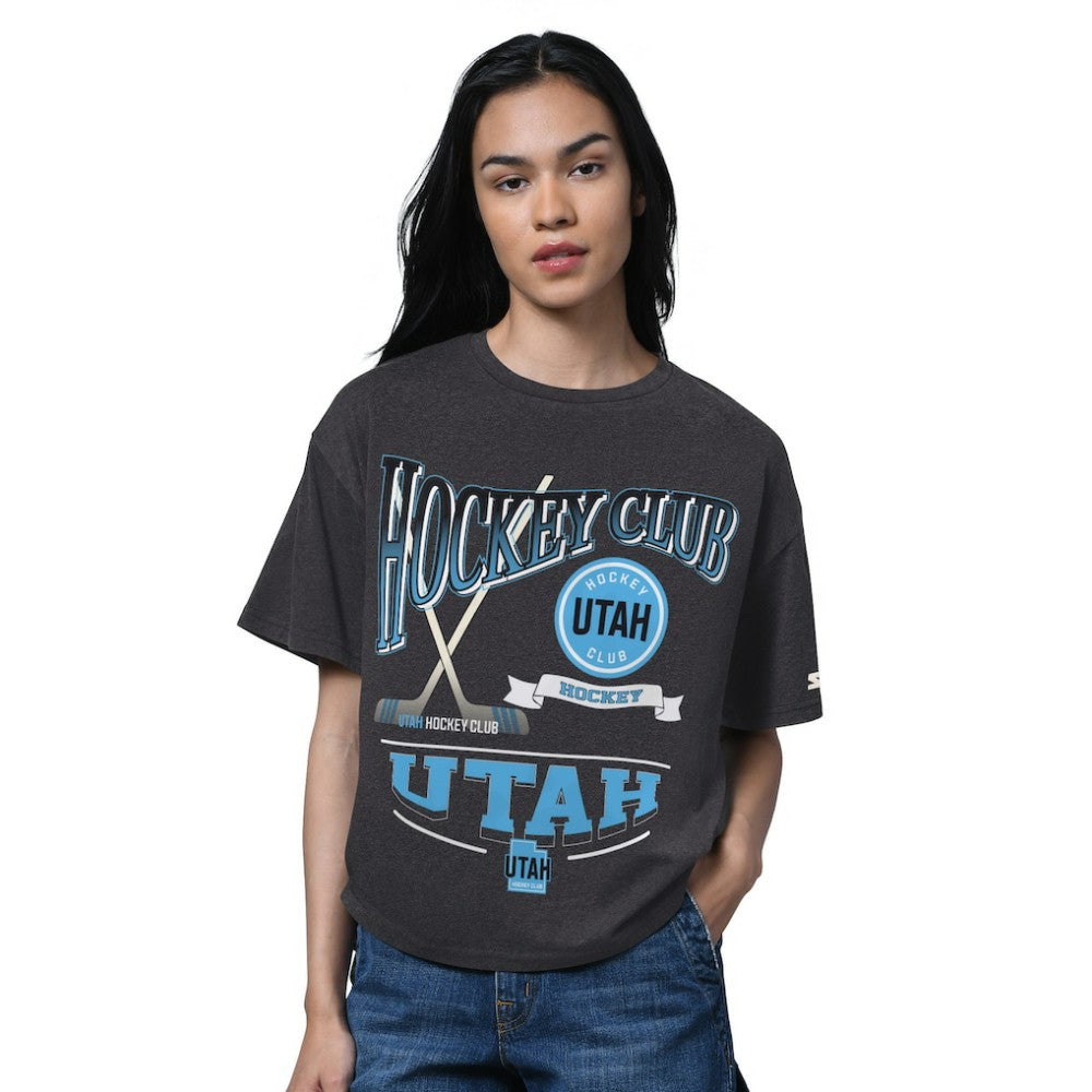 NHL Utah Hockey Club Starter Women's Oversized Hall of Fame T-Shirt