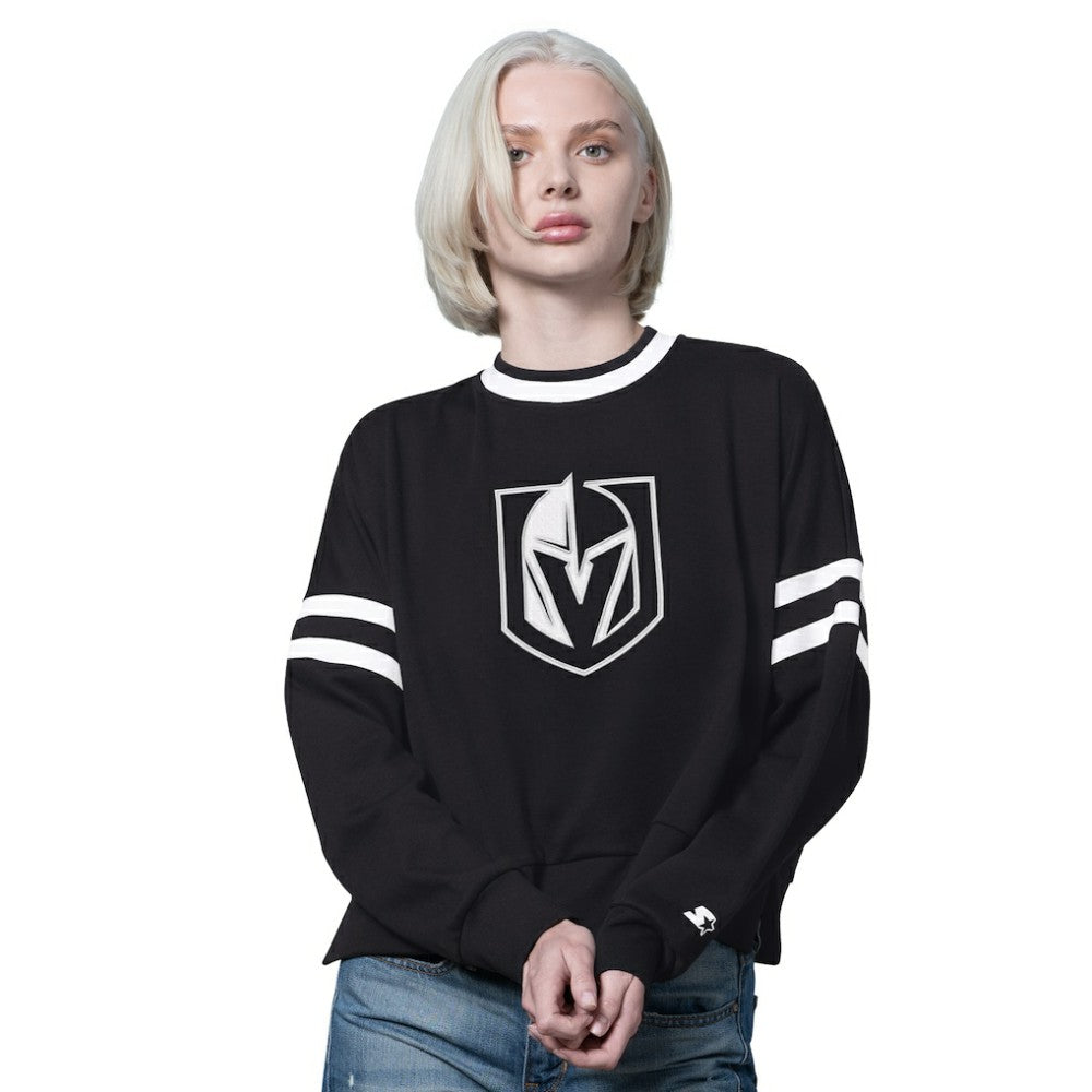 NHL Vegas Golden Knights Starter Women's Rally Fleece Cropped Sweatshirt