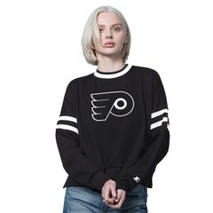 NHL Philadelphia Flyers Starter Women's Rally Fleece Cropped Sweatshirt