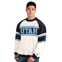 NHL Utah Mammoth Starter Male Adult Defense Fleece Crewneck Sweatshirt