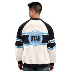 NHL Utah Mammoth Starter Male Adult Defense Fleece Crewneck Sweatshirt