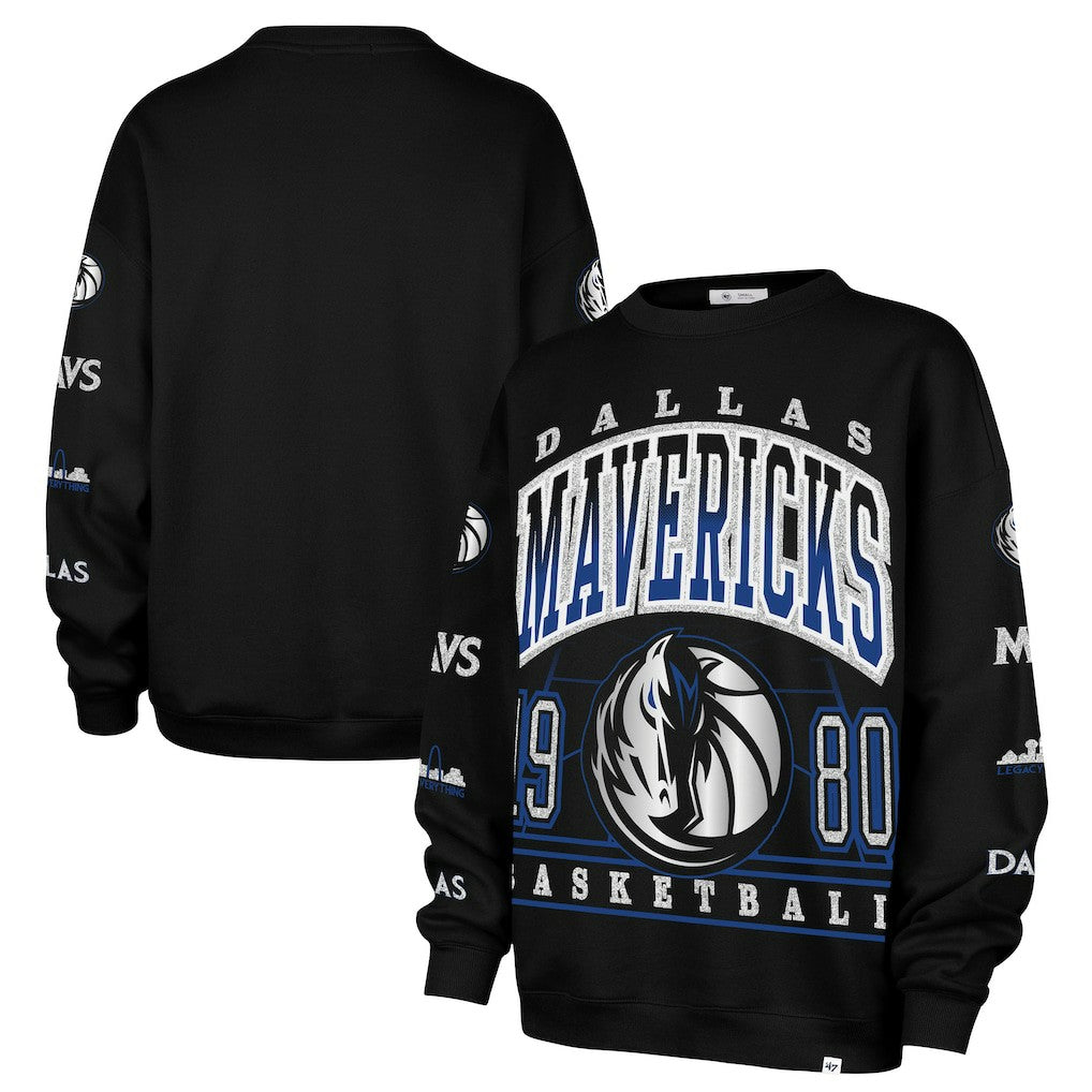 47 brand Dallas Mavericks '47 Women's 2025/26 City Edition Go Big Oversized Sweatshirt sale
