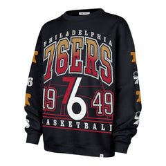 47 brand Philadelphia 76ers '47 Women's 2025/26 City Edition Go Big Oversized Sweatshirt