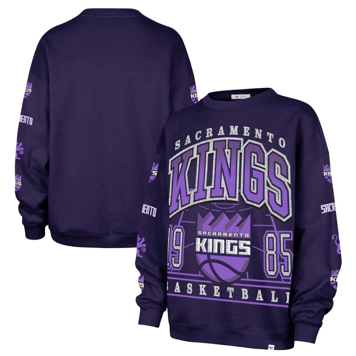 47 brand Sacramento Kings '47 Women's 2025/26 City Edition Go Big Oversized Sweatshirt