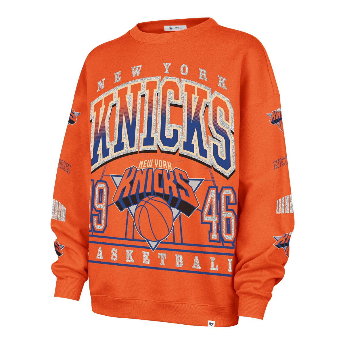 47 brand New York Knicks '47 Women's 2025/26 City Edition Go Big Oversized Sweatshirt