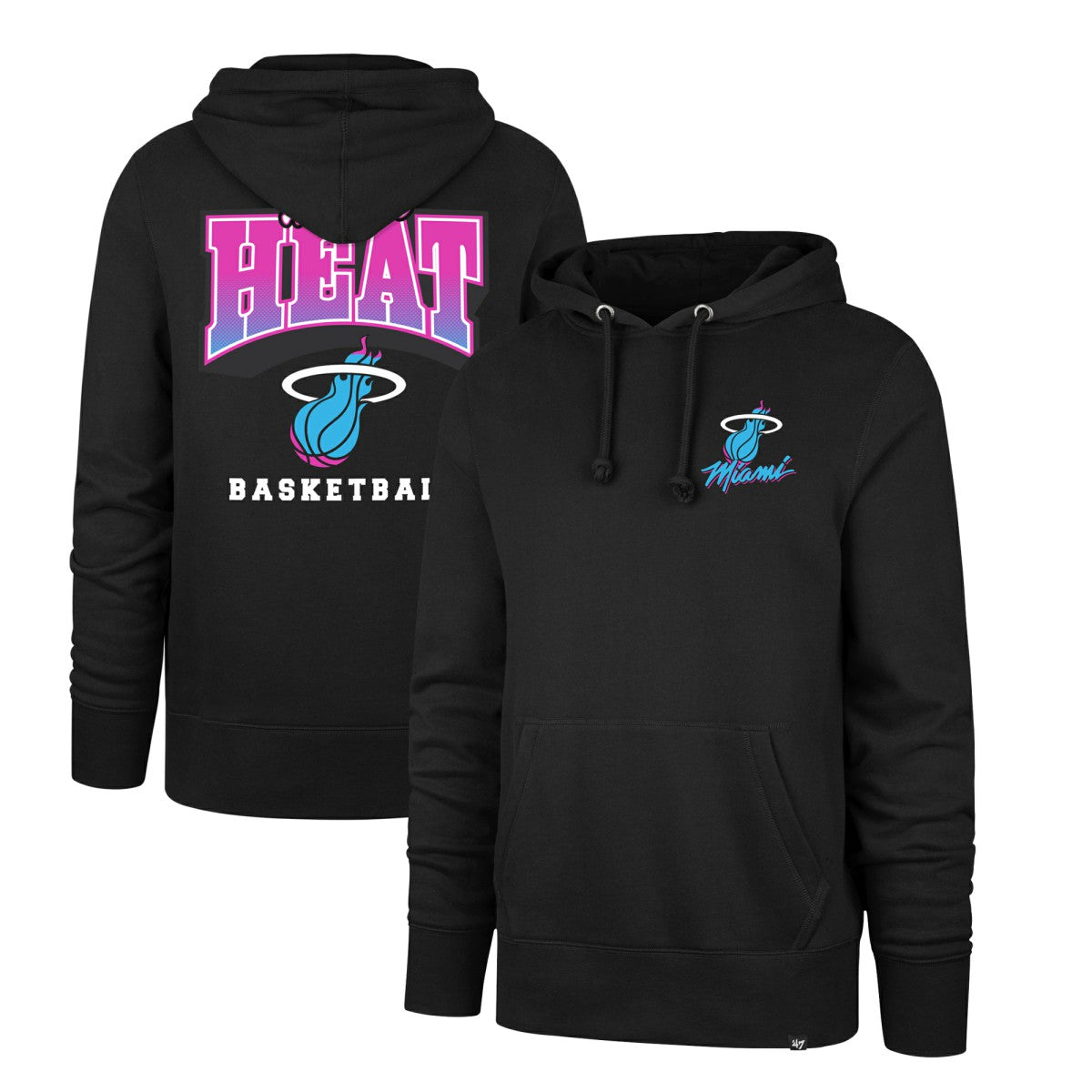 47 brand Miami Heat '47 2025/26 City Edition Jab Step Headline Hoodie