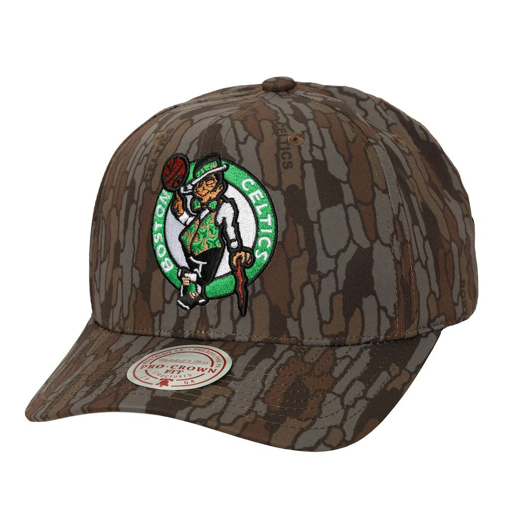 Mitchell & Ness Boston Celtics Hidden Pro-Crown Adjustable Hat