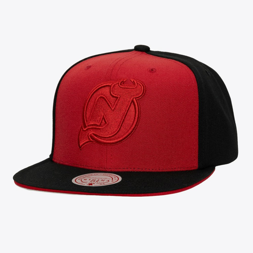 NHL New Jersey Devils Mitchell & Ness Color Pop Snapback Hat