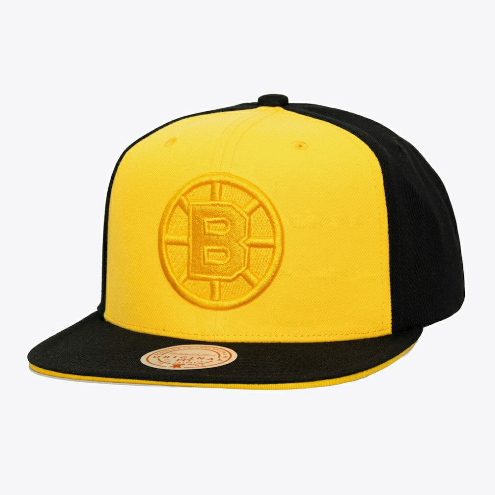 NHL Boston Bruins Mitchell & Ness Color Pop Snapback Hat