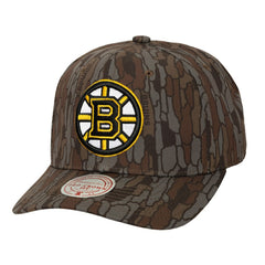 NHL Boston Bruins Mitchell & Ness Hidden Camo Pro Crown Adjustable Hat