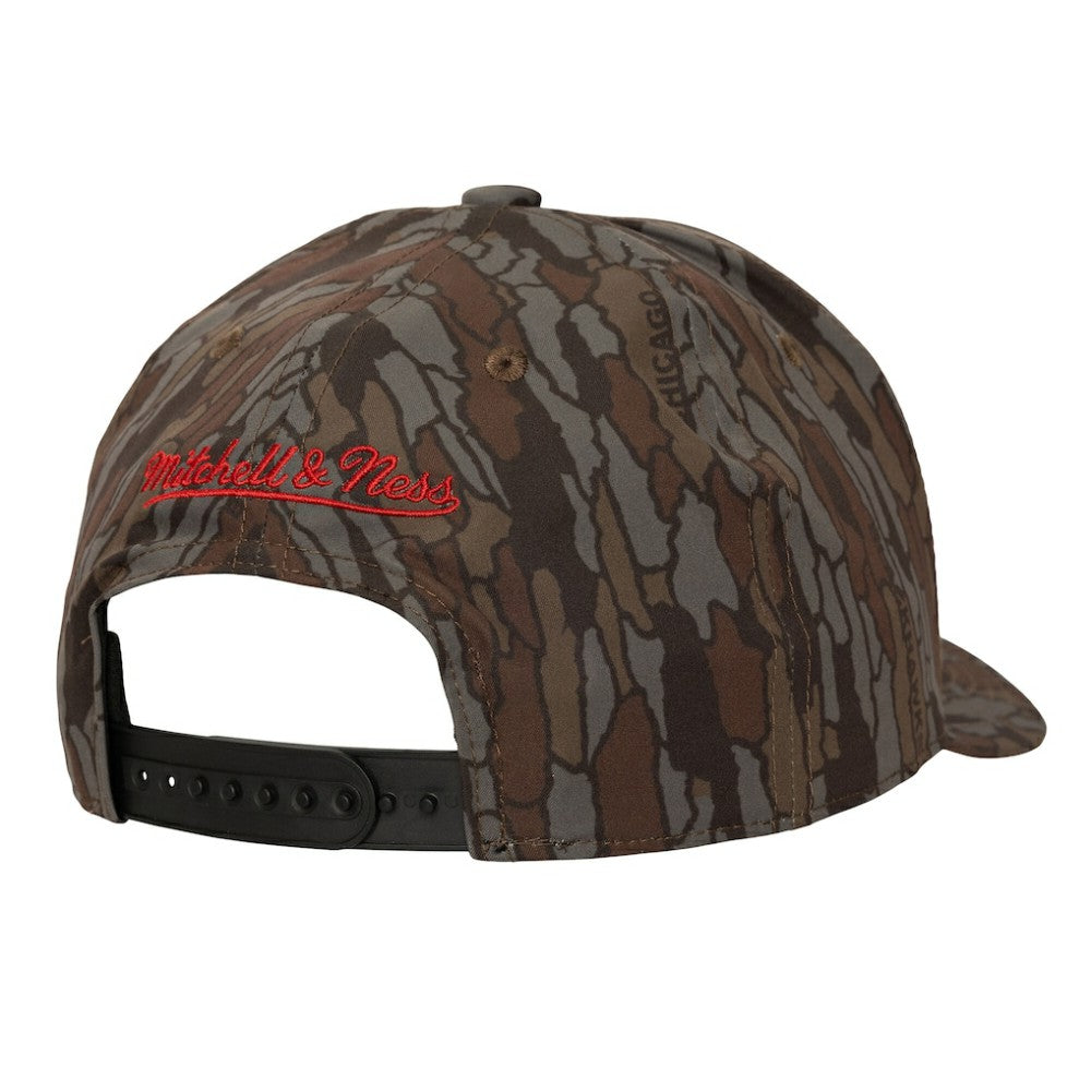 NHL Chicago Blackhawks Mitchell & Ness Hidden Camo Pro Crown Adjustable Hat