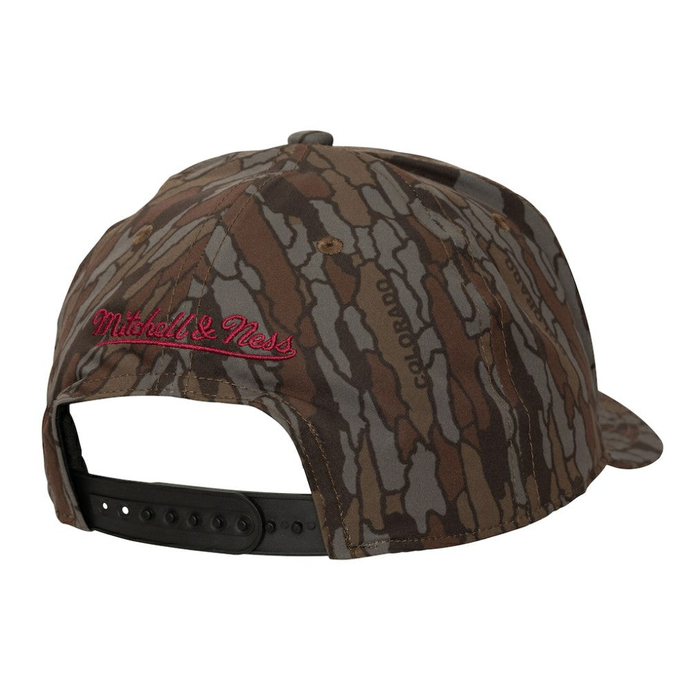 NHL Colorado Avalanche Mitchell & Ness Hidden Camo Pro Crown Adjustable Hat