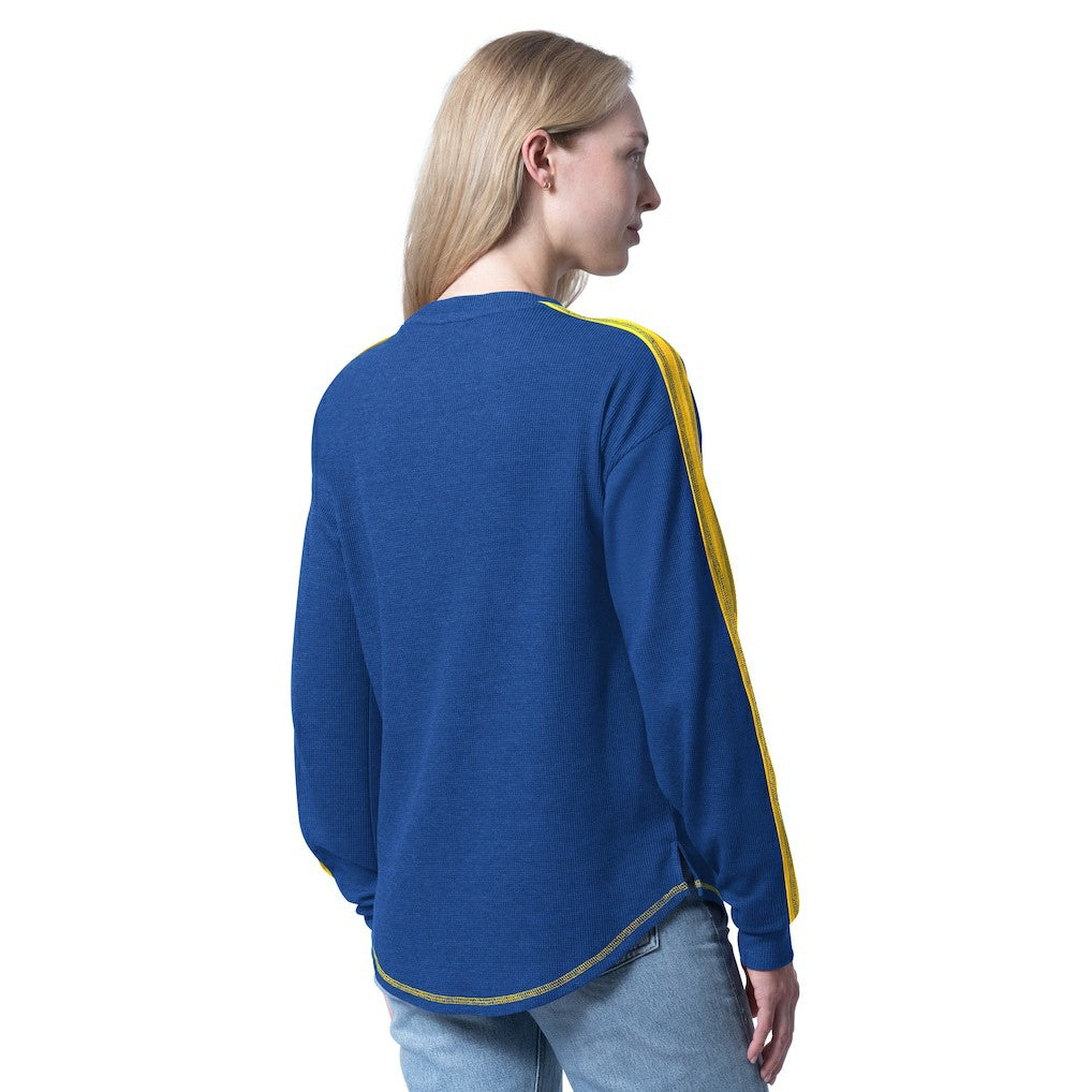 Golden State Warriors G-III 4Her by Carl Banks Women's Advantage Tri-Blend Long Sleeve T-Shirt sale