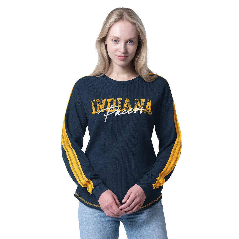 Indiana Pacers G-III 4Her by Carl Banks Women's Advantage Tri-Blend Long Sleeve T-Shirt