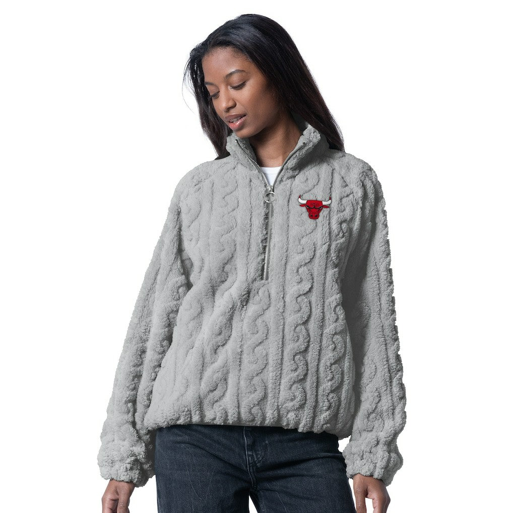 Chicago Bulls G-III 4Her by Carl Banks Women's Champ Half-Zip Pullover