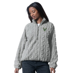 Milwaukee Bucks G-III 4Her by Carl Banks Women's Champ Half-Zip Pullover