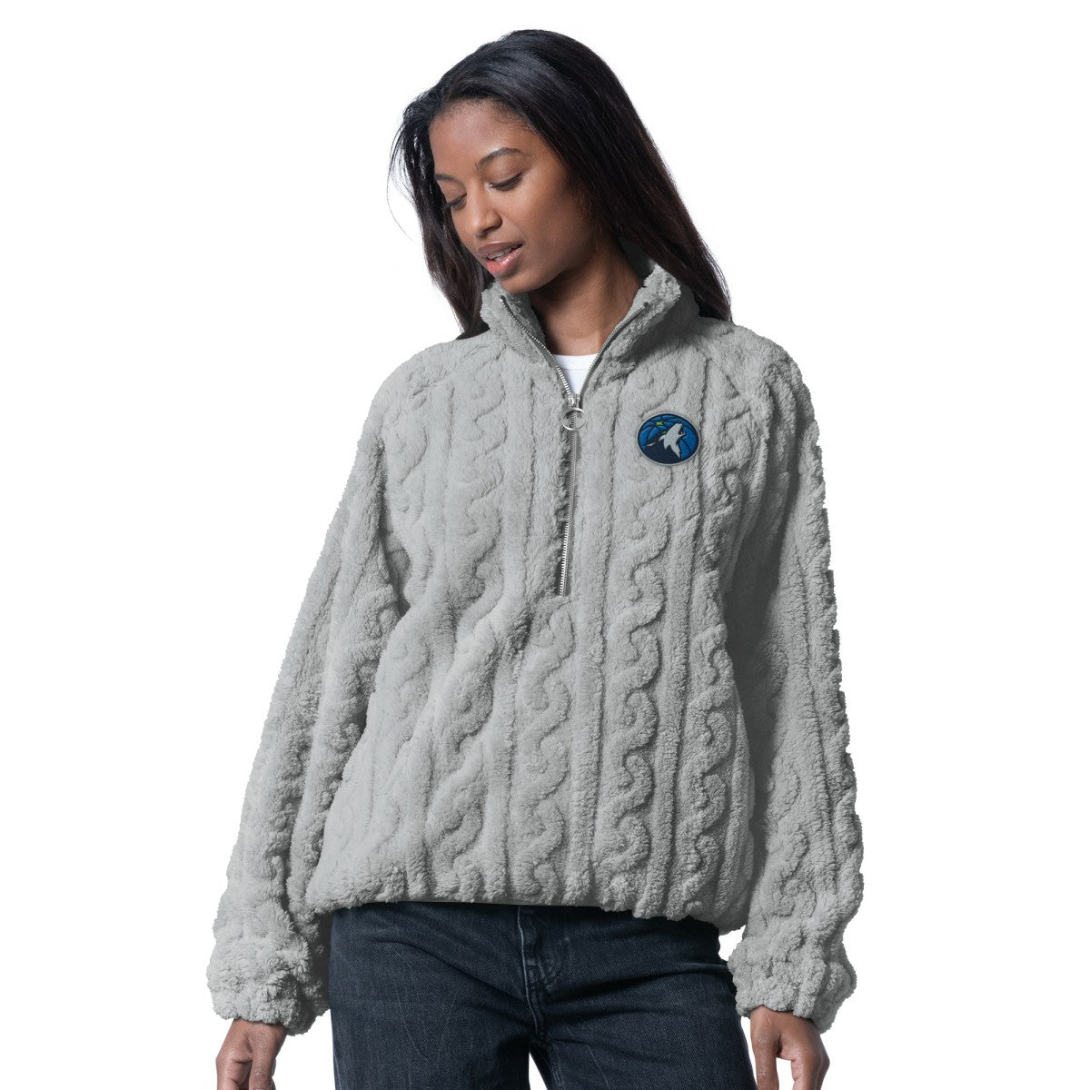 Minnesota Timberwolves G-III 4Her by Carl Banks Women's Champ Half-Zip Pullover