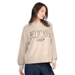 New Orleans Pelicans G-III 4Her by Carl Banks Women's Oversized Vet II Sweatshirt