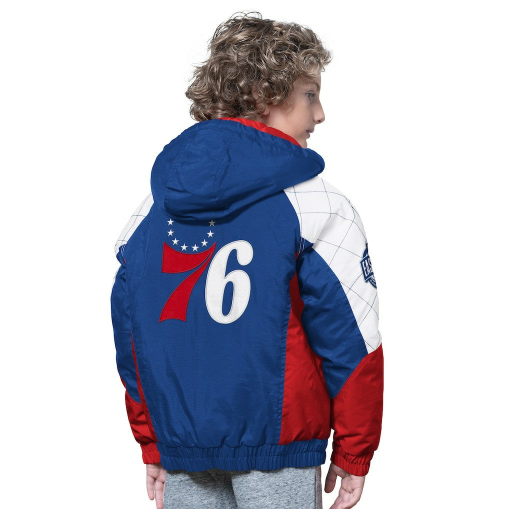 Philadelphia 76ers Starter Youth All Time Pro Jr. Full-Zip Hoodie Jacket
