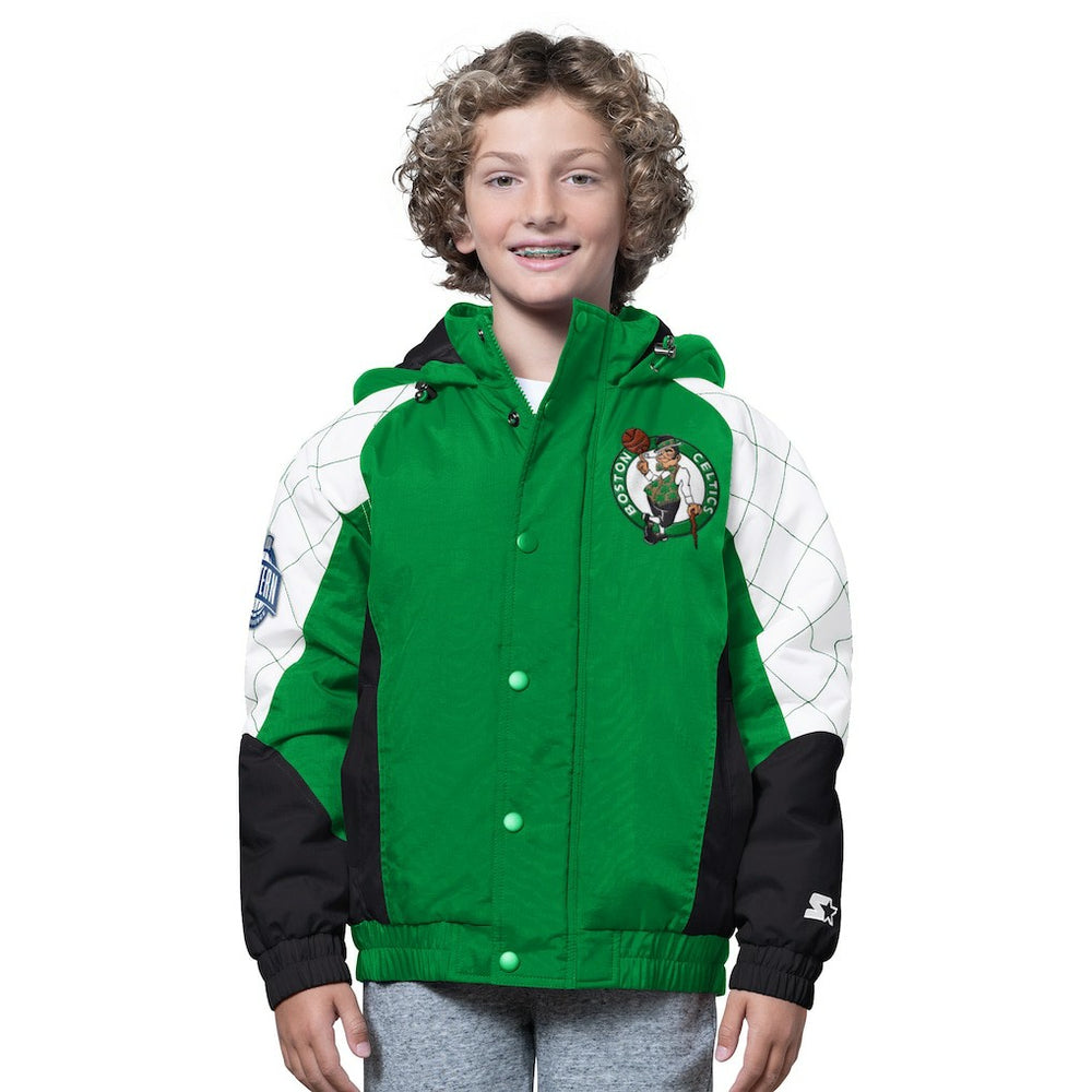 Boston Celtics Starter Youth All Time Pro Jr. Full-Zip Hoodie Jacket