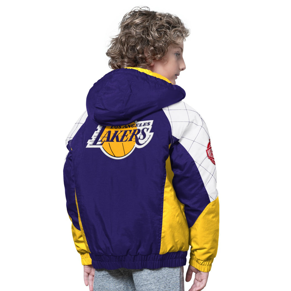 Los Angeles Lakers Starter Youth All Time Pro Jr. Full-Zip Hoodie Jacket