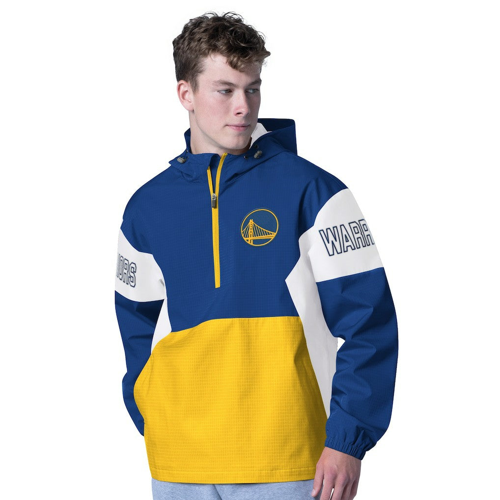 Golden State Warriors G-III Sports by Carl Banks Tailgate Half-Zip Hoodie sale