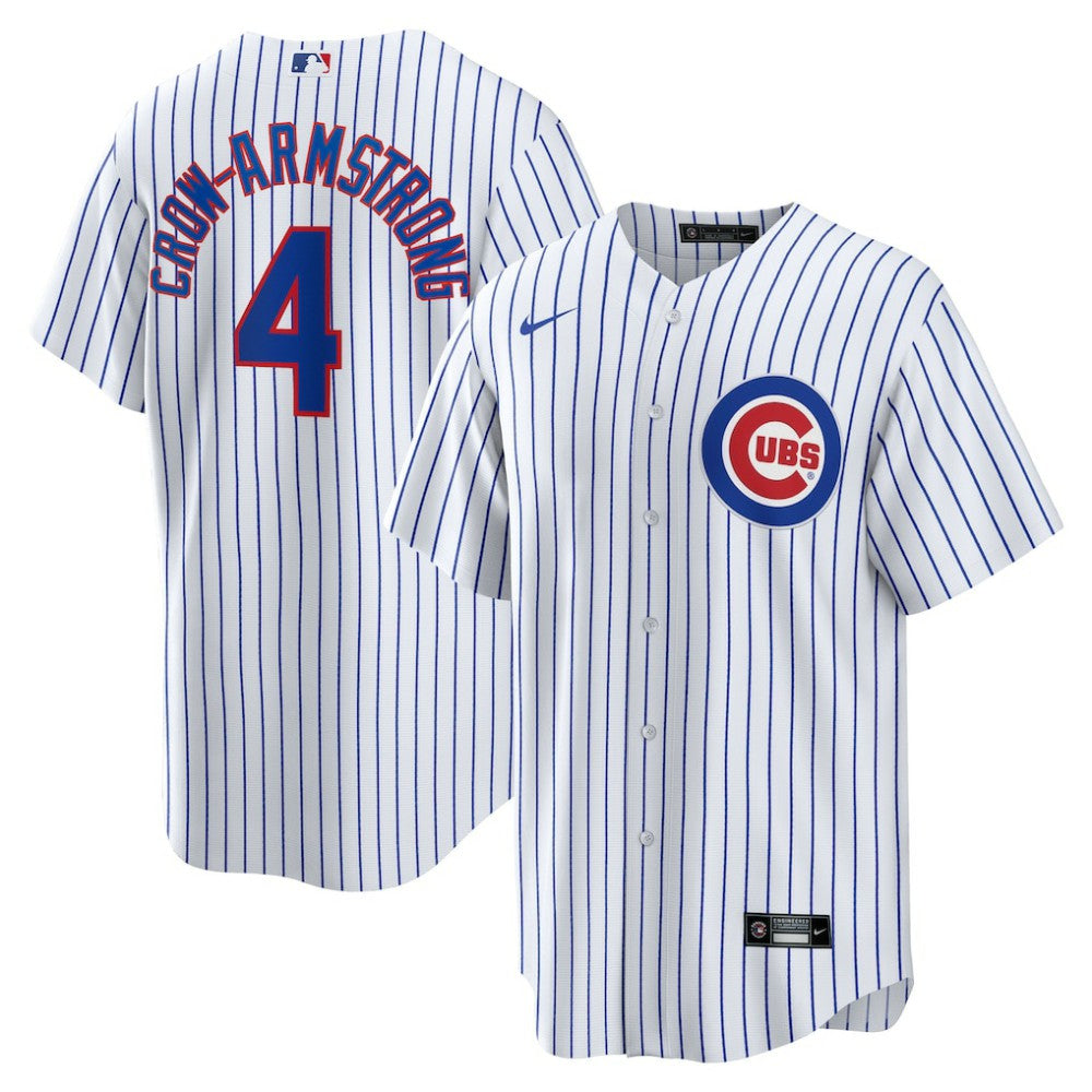 White Pete Crow-Armstrong Chicago Cubs Nike Home Replica Jersey