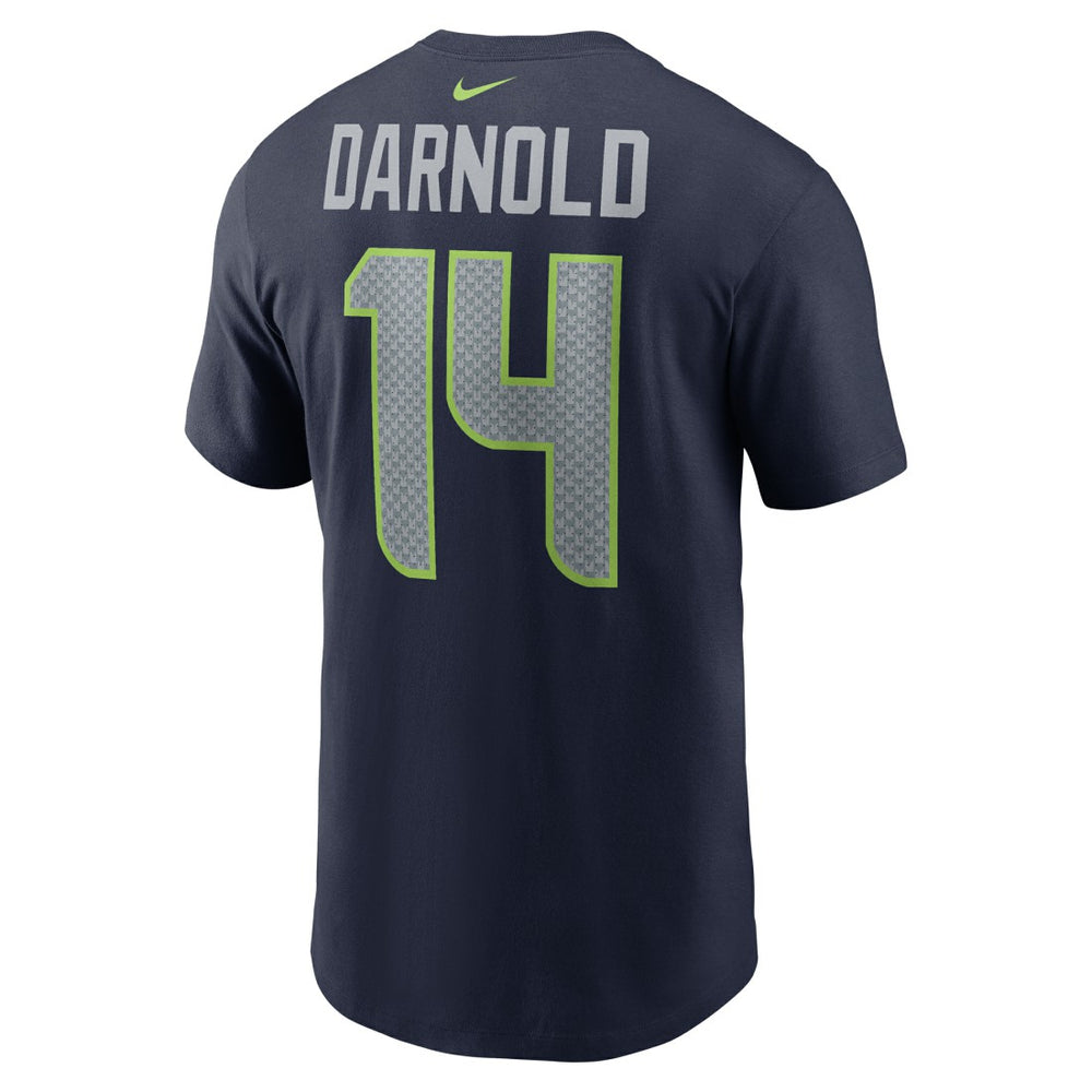 Sam Darnold  Name & Number T-Shirt - Seattle Seahawks T-shirts