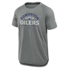 NHL Edmonton Oilers Fanatics 2025 Stanley Cup Playoffs Authentic Pro Rink Performance T-Shirt