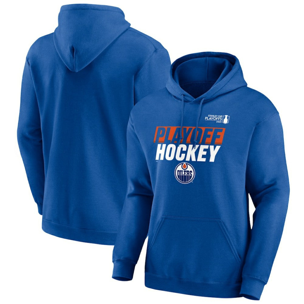 NHL Edmonton Oilers Fanatics 2025 Stanley Cup Playoffs Breakout Fleece Pullover Hoodie
