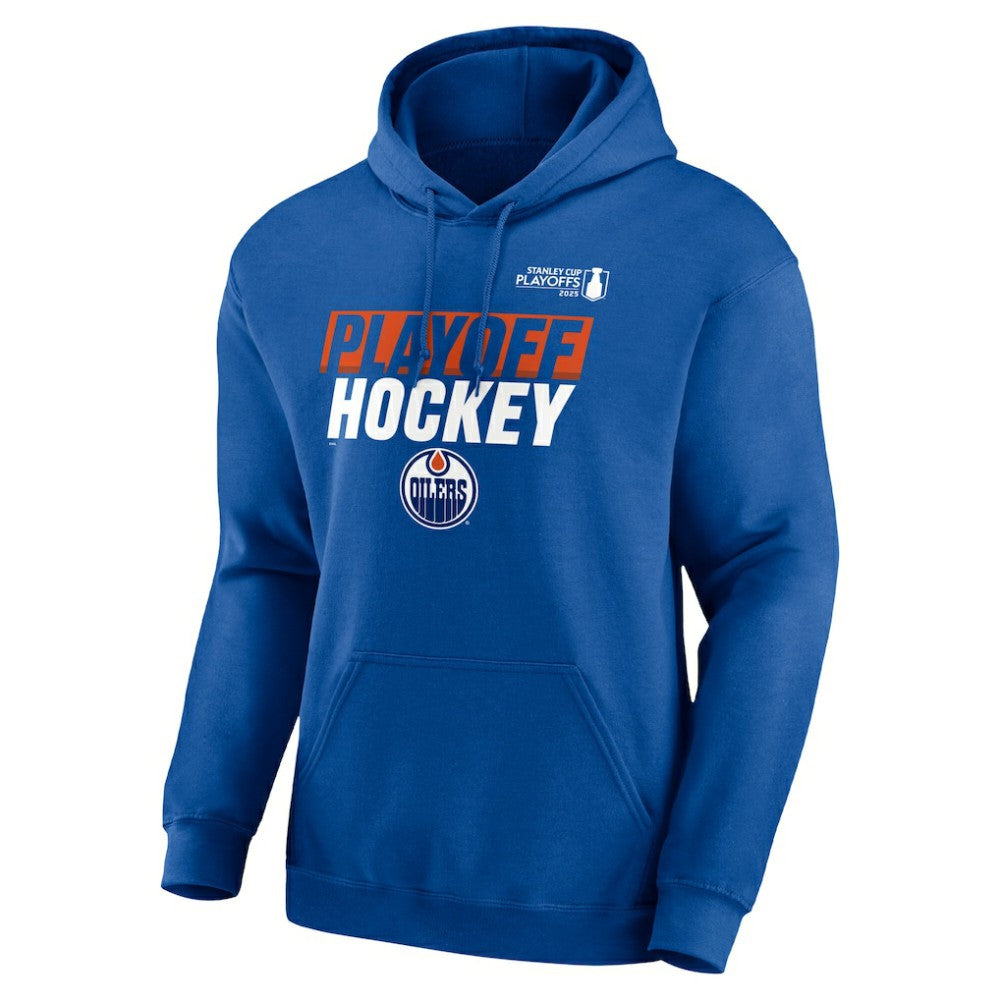 NHL Edmonton Oilers Fanatics 2025 Stanley Cup Playoffs Breakout Fleece Pullover Hoodie