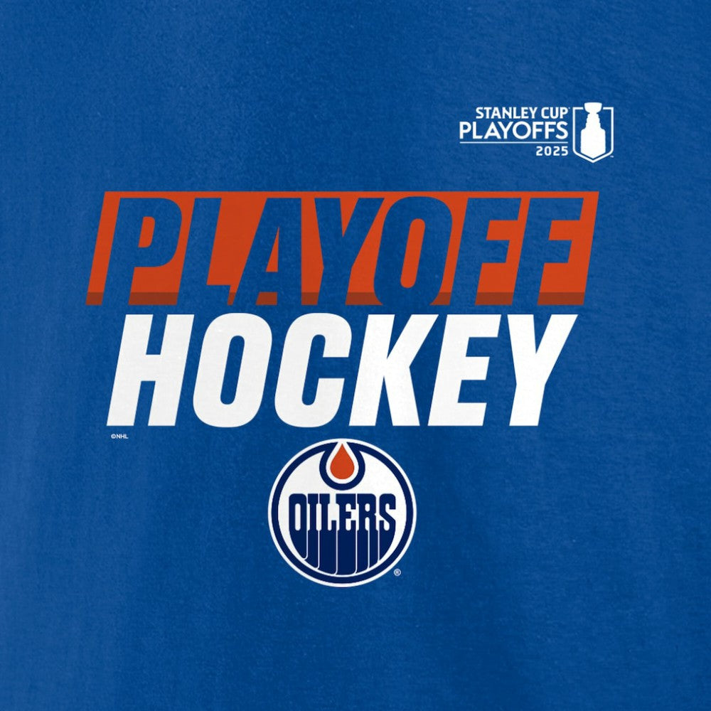 NHL Edmonton Oilers Fanatics 2025 Stanley Cup Playoffs Breakout Fleece Pullover Hoodie