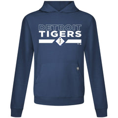 Navy Detroit Tigers Levelwear City Connect Relay No Hitter Pullover Hoodie
