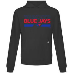 Black Toronto Blue Jays Levelwear City Connect Relay No Hitter Pullover Hoodie