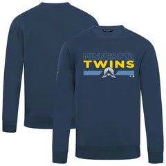 Navy Minnesota Twins Levelwear City Connect Zane No Hitter Pullover Sweatshirt