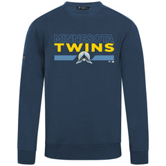 Navy Minnesota Twins Levelwear City Connect Zane No Hitter Pullover Sweatshirt