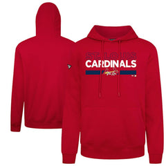 Red St. Louis Cardinals Levelwear City Connect Podium No Hitter Pullover Hoodie