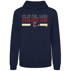 Navy Cleveland Guardians Levelwear City Connect Podium No Hitter Pullover Hoodie