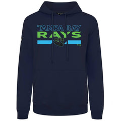 Navy Tampa Bay Rays Levelwear City Connect Podium No Hitter Pullover Hoodie