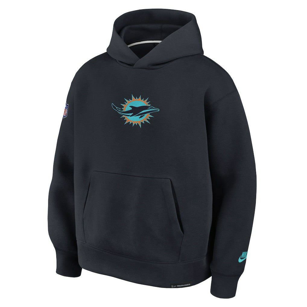 2025 Rivalries Collection Oversized Tech Fleece Hoodie - Miami Dolphins Hoodies